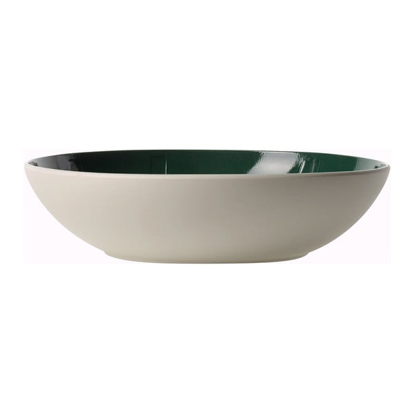 Порцеланова чиния за сервиране от бял и зелен порцелан Villeroy & Boch Leaf, ⌀ 26 cm it's my match - Villeroy&Boch-image-2