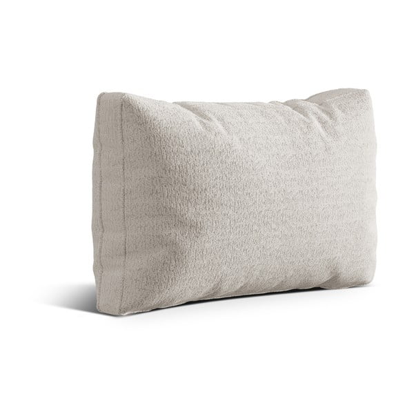 Бежова възглавница за диван от прежда с примки от букле Kemi – Cosmopolitan Design-image-1