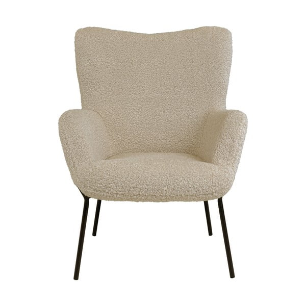 Бежово кресло от изкуствен косъм Glasgow – Bonami Essentials-image-2