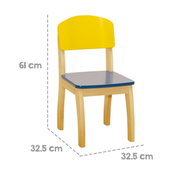 Жълт детски стол – Roba-image-2