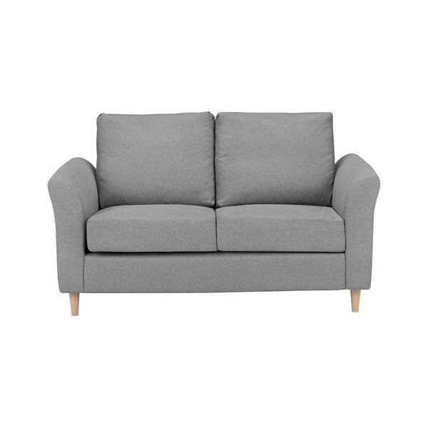 Сив двуместен диван Smooth - Kooko Home-image-3