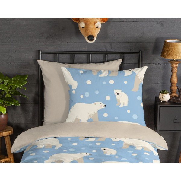 Детско спално бельо от фланела за единично легло 140x200 cm - Good Morning-image-2