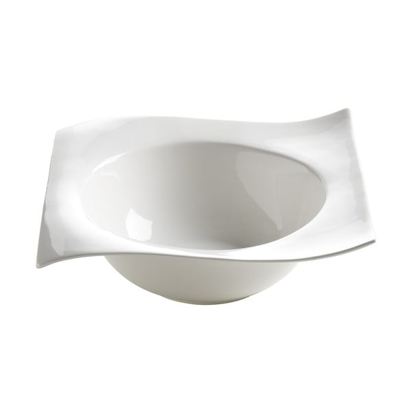 Бяла порцеланова купа за салата Motion, 23,5 x 23,5 cm - Maxwell & Williams