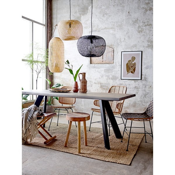 Ръчно изработен килим от морска трева в естествен цвят 150x245 cm Enzov – Bloomingville-image-4