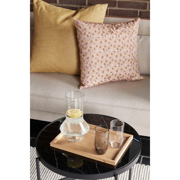 Жълта възглавница Nela, 60 x 60 cm - Hübsch-image-1