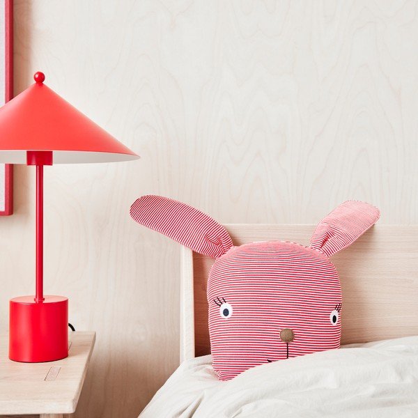 Червена метална настолна лампа (височина 50 cm) Kasa – OYOY Living Design-image-1