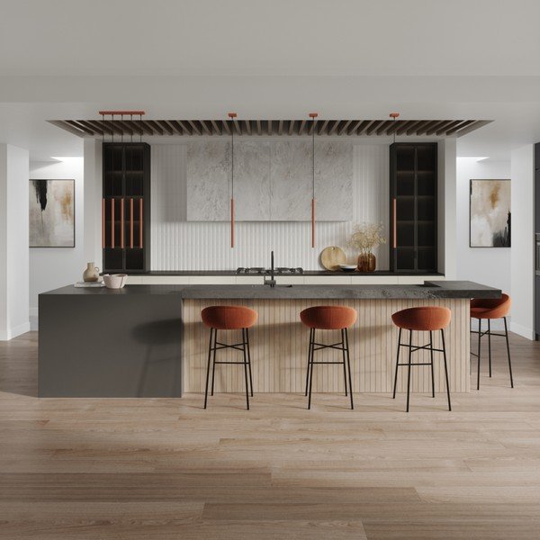 Висящо осветително тяло в тухлен цвят Fideus – Sollux-image-2