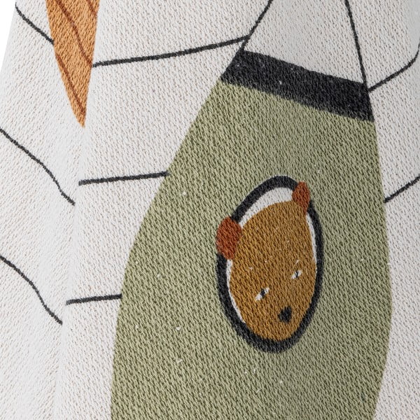 Бяло бебешко одеяло 130x160 cm Space – Bloomingville Mini-image-3