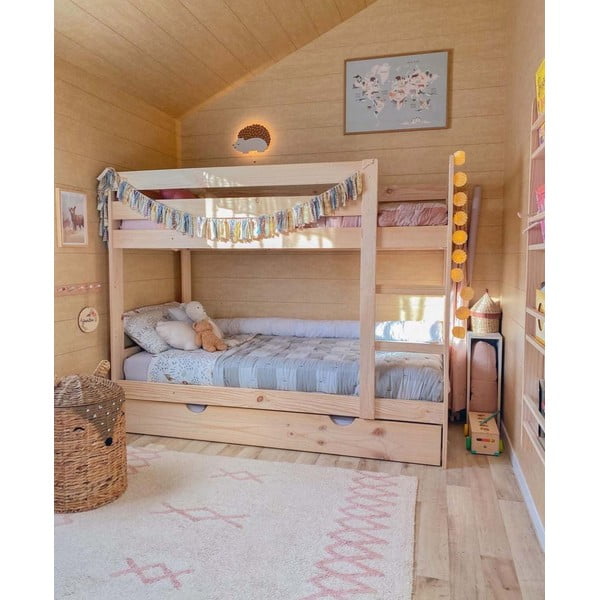 Розов и кремав ръчно изработен памучен килим подходящ за пране 120x160 cm Atlas Natural – Lorena Canals-image-4