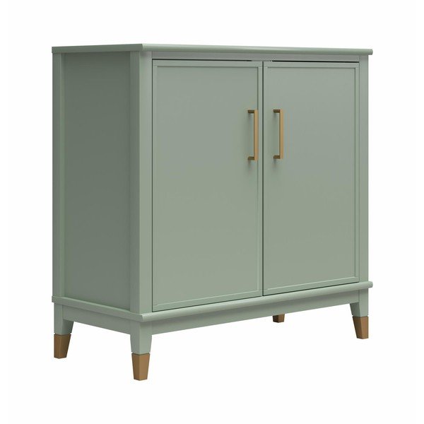 Зелено шкафче 86x85x41 cm Westerleigh – CosmoLiving by Cosmopolitan-image-2