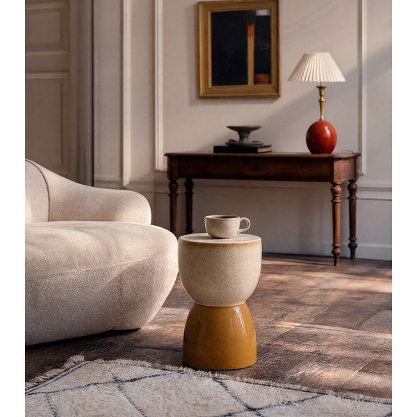 Керамична кръгла странична масичка ø 28,5 cm Finca – Light & Living-image-1