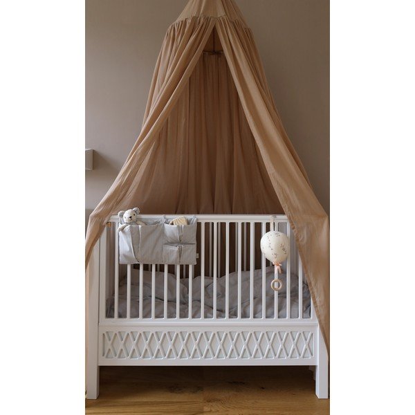 Светлосин джоб за детско легло от органичен памук 42 cm Classic Stripes Blue – Cam Cam Copenhagen-image-2