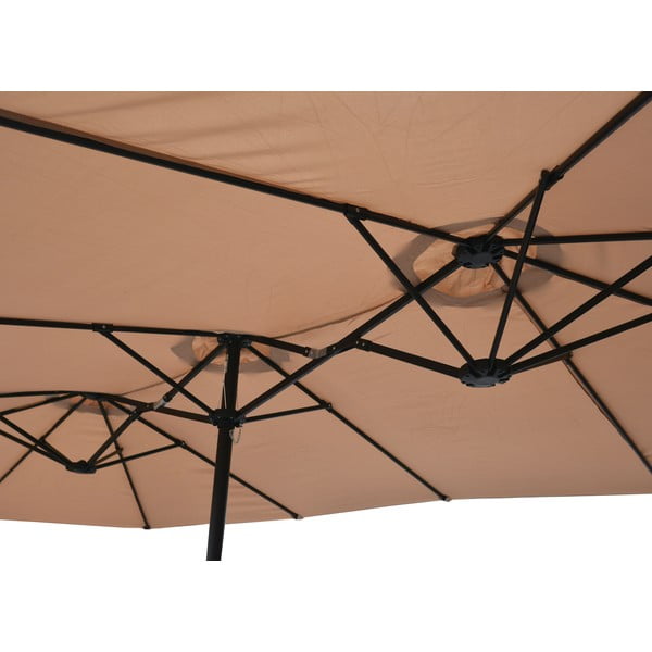 Бежов чадър 456x270 cm Double - Rojaplast-image-4
