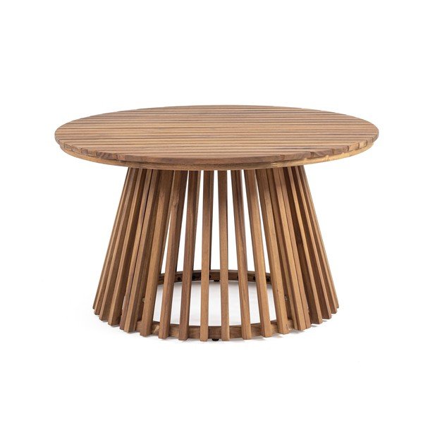 Кръгла градинска масичка за кафе от масивна акация ø 70 cm Rodano – Bizzotto