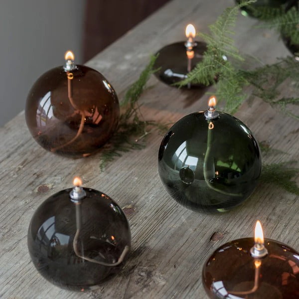 Стъклена маслена лампа (височина 11 cm) Aura – Mette Ditmer Denmark-image-2