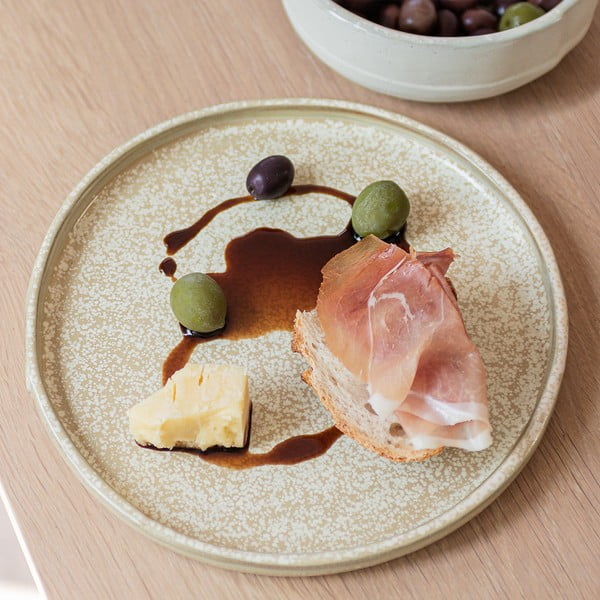 Бежови чинии в комплект от 2 бр. от камък ø 20 cm Sand Grain - Mette Ditmer Denmark-image-3