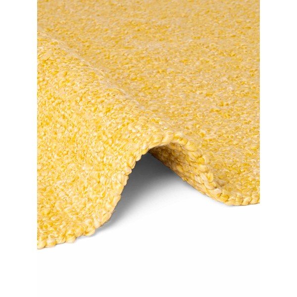 Жълта ръчно изработена пътека от букле 80x200 cm Notting Hill Portobello – Ted Baker-image-3