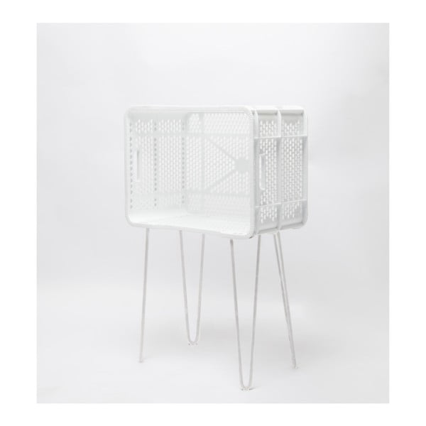 Бяла сгъваема маса, изработена от рециклирана пластмаса Eco - Really Nice Things