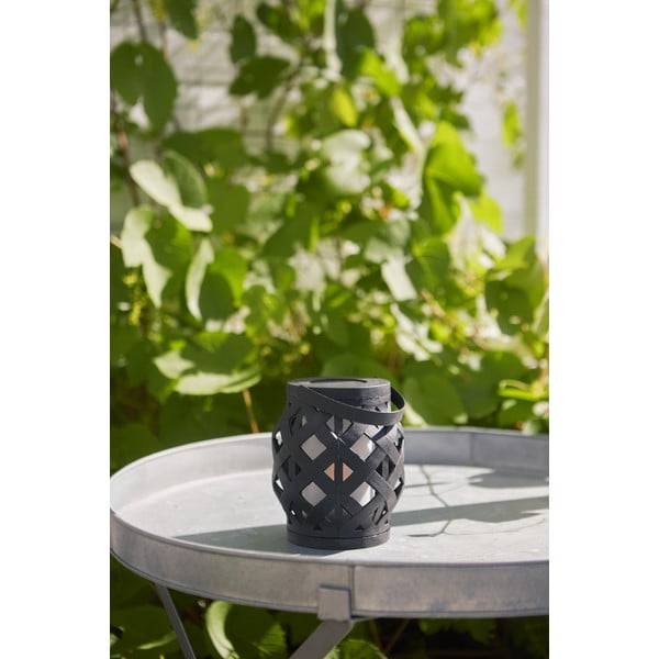 Черен фенер Фенер, височина 16 cm Flame - Star Trading-image-3