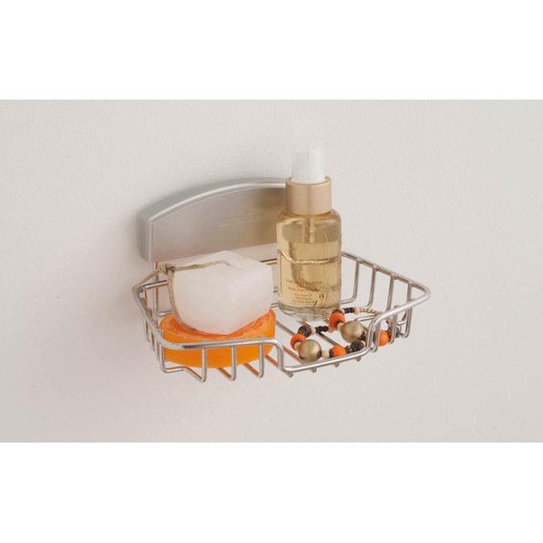Nástěnný držák na mýdlo bez nutnosti vrtání Compactor Gel, 18 x 11 cm-image-1
