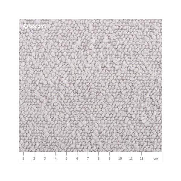 Светлосива табуретка от плат букле Molino - Micadoni Home-image-4