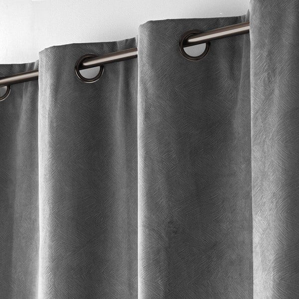 Антрацитно перде 140x260 cm Olympe – douceur d'intérieur-image-3