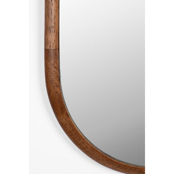 Стенно огледало от масивно дърво 26x120 cm Nyko – White Label-image-4