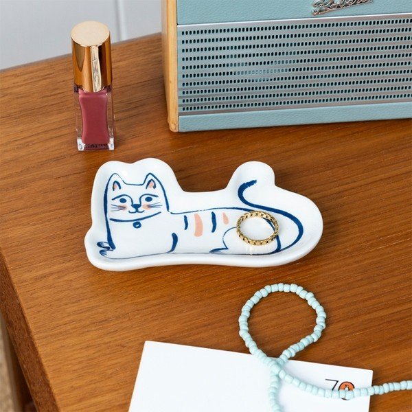 Керамична стойка за бижута Cat – Rex London-image-1
