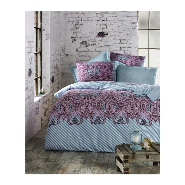 Спално бельо с чаршаф за единично легло Ruslo, 160 x 220 cm - Unknown