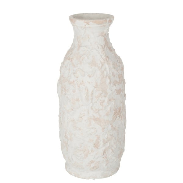 Bílá váza J-Line Terrac