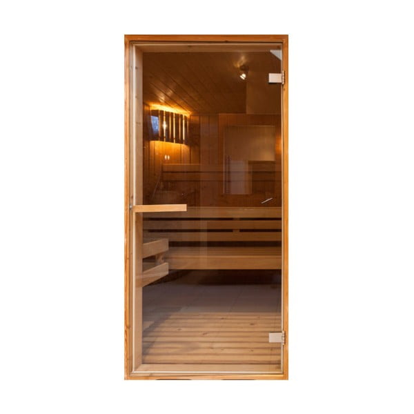 Tapeta na dveře v roli Bimago Sauna, 90 x 210 cm
