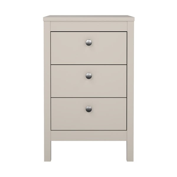 Сиво-бежово нощно шкафче Madrid – Tvilum-image-2