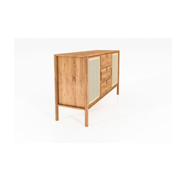 Нисък скрин от дъб 142x84 cm Pola - The Beds-image-3