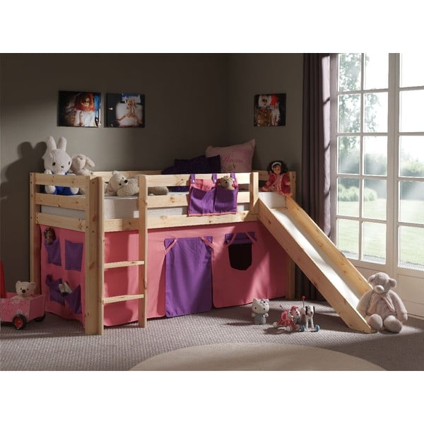 Детска завеса за легло 3 бр. 195x75 cm Bella – Vipack-image-2