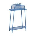 Синя метална етажерка за балкон, височина 105,5 cm MWH - Garden Pleasure