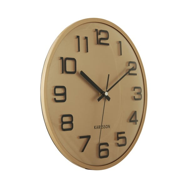 Стенен часовник ø 30,5 cm 3D Numbers – Karlsson-image-2