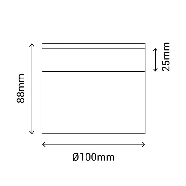 Кафява лампа за таван , ø 10 cm Congo - SULION-image-2