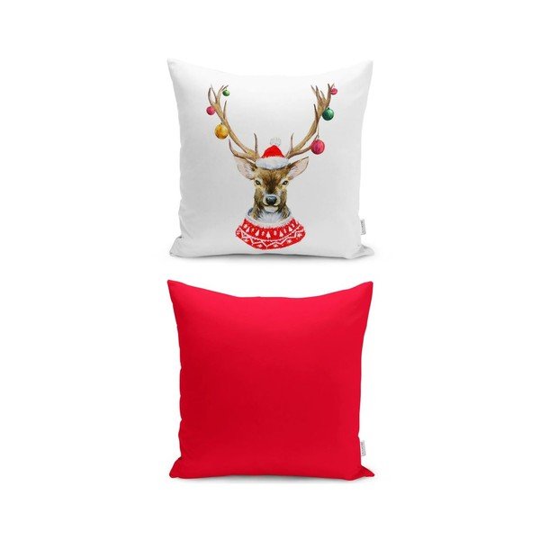 Калъфка за възглавница с коледен мотив 43x43 cm Merry Christmas – Mila Home