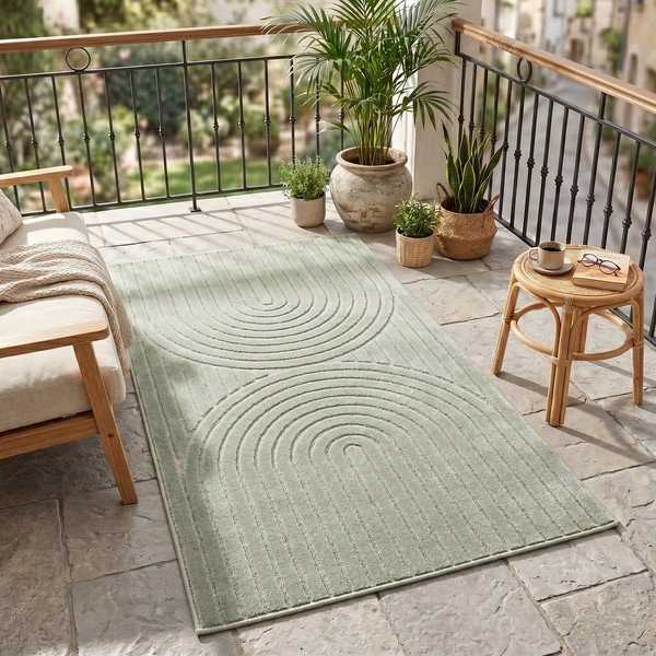 Зелена пътека за открито и закрито 80x250 cm Nova 1201 – Ayyildiz Carpets-image-1