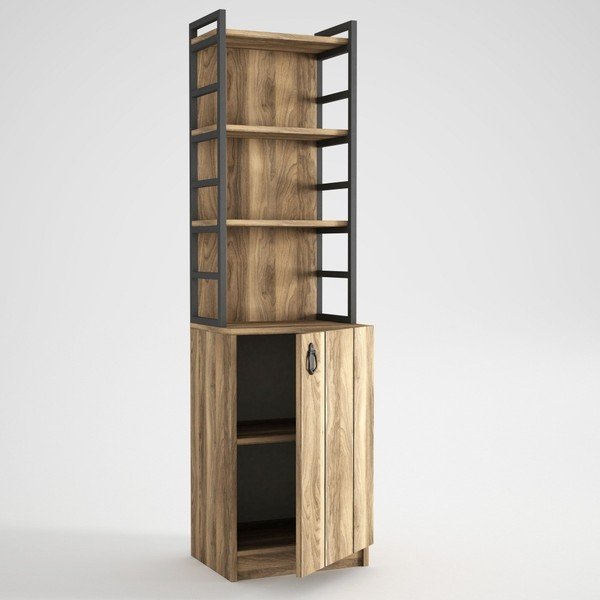 Библиотека с шкаф в орехов декор Lost - Tera Home-image-1