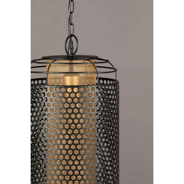 Черна висяща лампа с метален абажур ø 25,5 cm Archer - Dutchbone-image-4