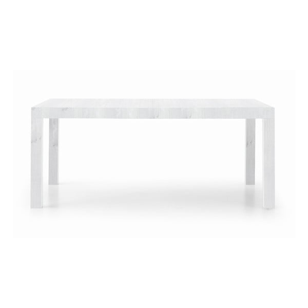 Bílý rozkládací jídelní stůl z bukového dřeva Castagnetti Kao, 160 cm