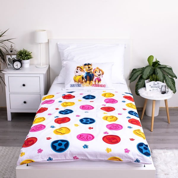Памучно детско спално бельо 100x135 cm Paw Patrol – Jerry Fabrics-image-2