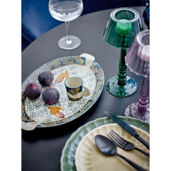 Синьо-кремави глинени чаши за еспресо в комплект от 2 бр. 55 ml Hezha – Bloomingville-image-3