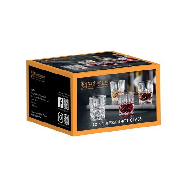 Комплект от 4 кристални чаши за шотове , 55 ml Noblesse - Nachtmann-image-1