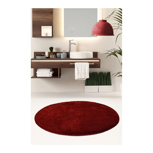 Червен килим Милано, ⌀ 90 cm - Unknown