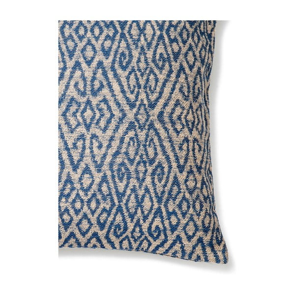 Modrý polštář Casa Di Bassi Ikat, 50 x 50 cm-image-1