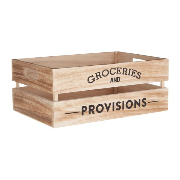 Дървена кутия за съхранение Провизии, 25 x 35 cm - Premier Housewares