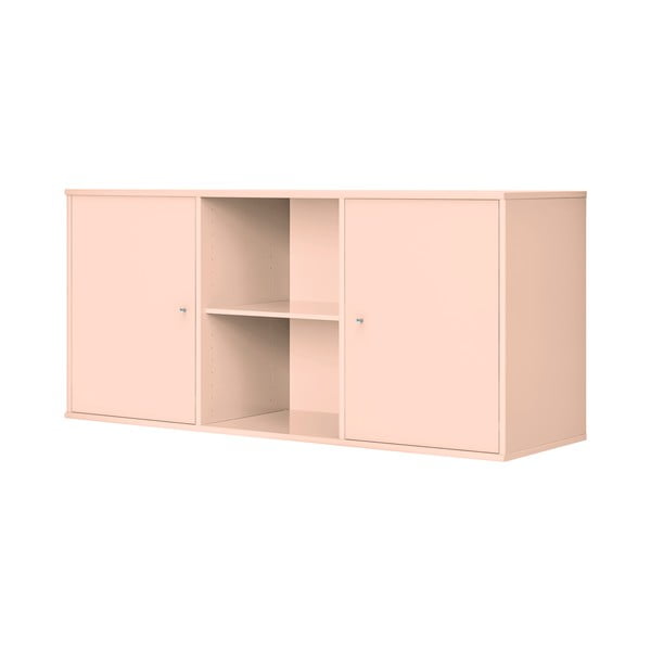 Светлорозов висящ скрин 133x61x42 cm Mistral – Hammel Furniture-image-3