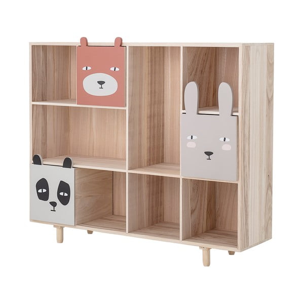 Детски шкаф за книги от масивна дървесина pavlovnie 107x89 cm Calle - Bloomingville Mini-image-4